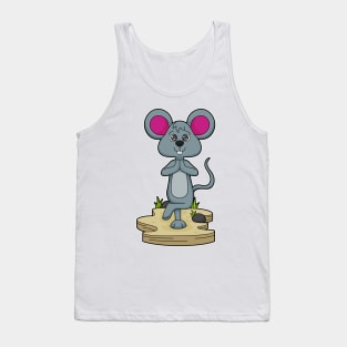 Mouse at Yoga Fitness Tank Top